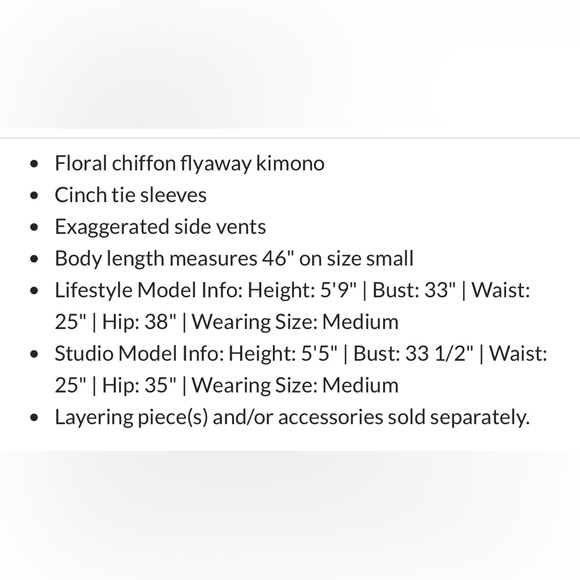 Gimmicks Duster Kimono - Picture 7 of 10